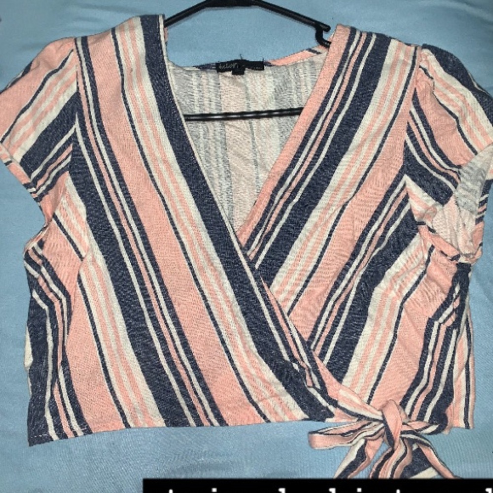 striped shirt and pants set